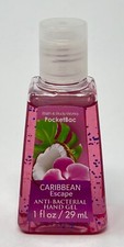 1 BATH BODY WORKS CARIBBEAN ESCAPE POCKETBAC ANTI BACTERIAL HAND GEL SANITIZER