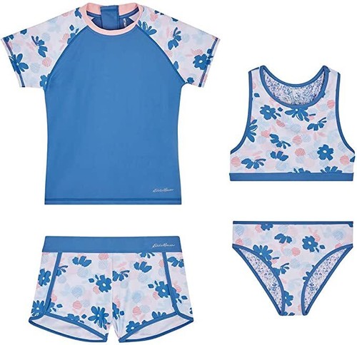 Eddie Bauer Little Girl's 4-Piece Mix & Match Swim Set - W/DEFECTS - Picture 2 of 10