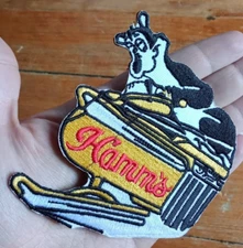 Vintage Snowmobile Hamm's Beer Bear Old school Beer Collectors Patch Sew On