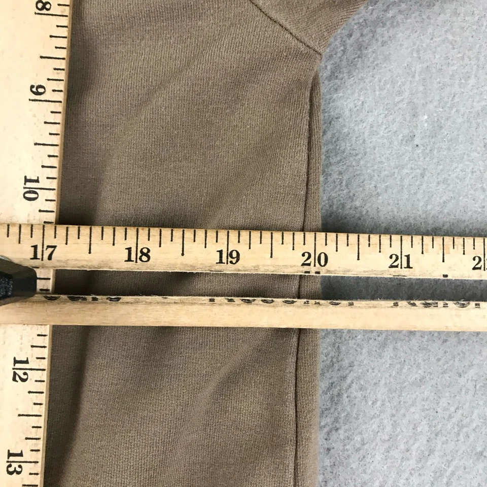 Suéter túnica suéter cuello capucha marrón mediano Soft Surroundings para mujer Foto 4 de 4