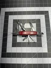 Victorinox Deluxe Tinker  Swiss Army Folding Pocket Knife 91MM Red 7941 