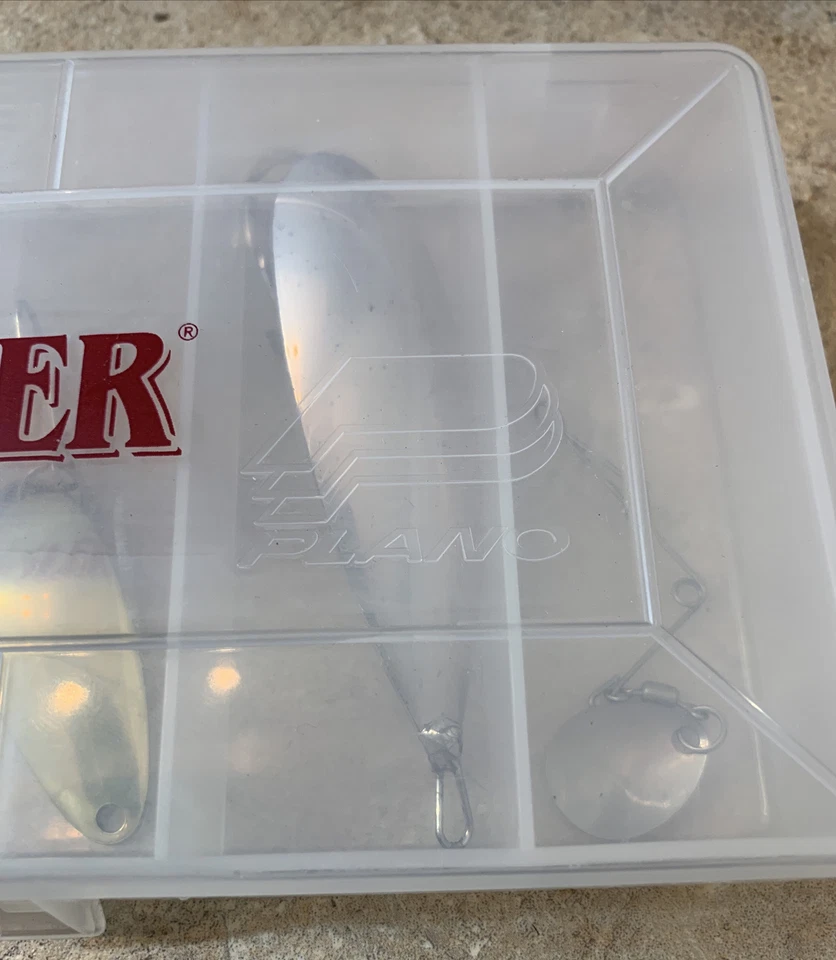 Plano 3449 Johnson’s Kessler 威士忌 Stowaway Lure 存储盒 5 隔层 美国 — 第 3/4 张图片