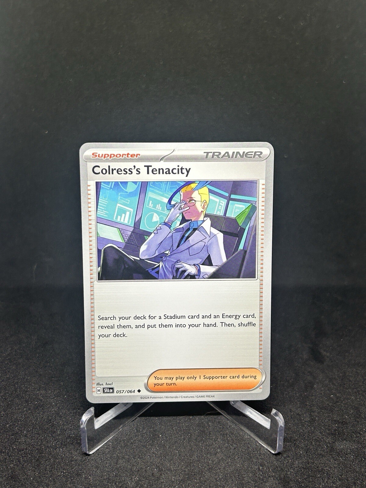 M/NM Colress’s Tenacity 57/64 Uncommon Base Shrouded Fable Pokemon TCG