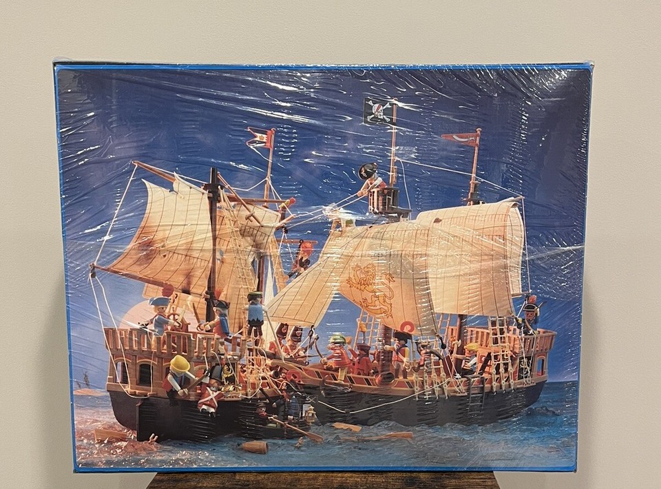 Vintage 1991 Playmobil Pirate Ship, 3053 Sealed eBay