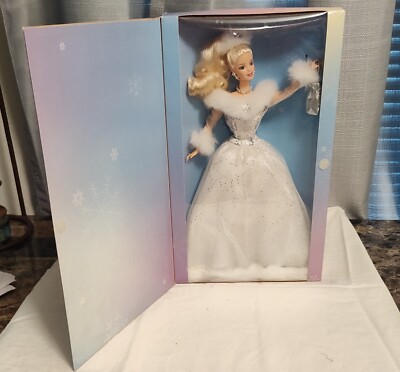 Mattel 2002 Winter's Reflection Barbie Doll - Sparkly Gown With Faux Fur, Collector Edition