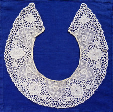 Antique Victorian Needle Lace Cut Work Collar