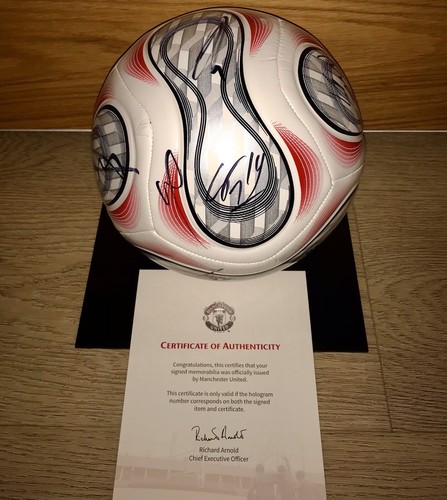 MUFC Hologramm COA #36889 Certified Manchester United 2022/2023 Signed Ball - Bild 5 von 16