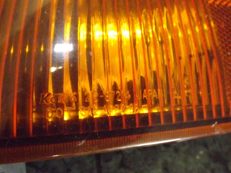 97-99 USDM OEM Mitsubishi Montero Sport K80 luz de esquina delantera conjunto de lámpara FL Foto 2 de 4