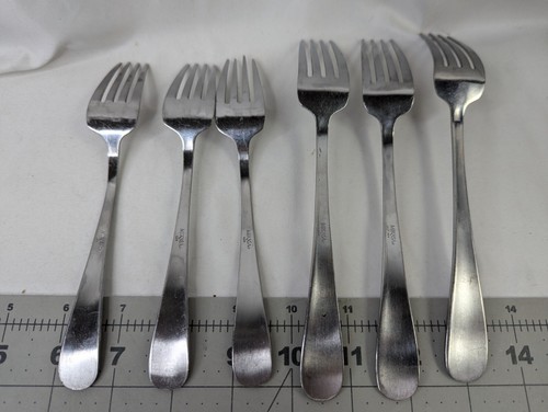 Mikasa Gourmet Basics Satin Salad Dinner Forks Lot - Picture 7 of 12