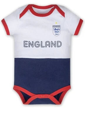 UNIQUE Neugeborenes Baby Junge Mädchen Kleidung einzigartig England Fußball Baby Body 0-3 Monate