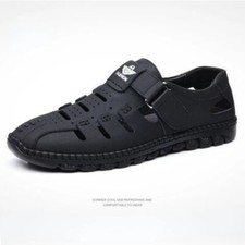 Summer Men's Sandals Hollow Soft Sandals Non Slip Beach Shoes Breathable Sandals