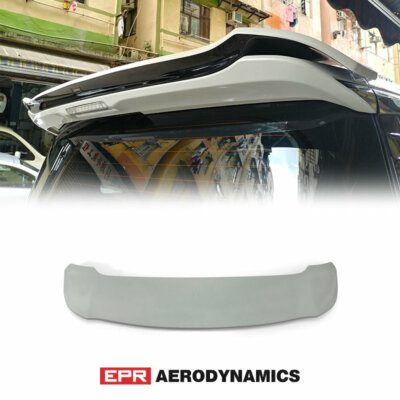 For 15+ Alphard & Vellfire 30 Series AH30 SLKB Style Fiberglass Rear Spoiler
