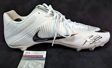 NEW YORK GIANTS BRIAN BURNS SIGNED CLEAT JSA COA