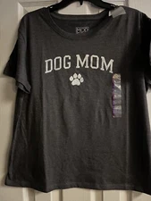 NWT Modern Lux XL- Women's Dog Mom Short Sleeve Graphic T-Shirt