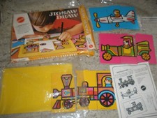 Vintage 1971 Mattel Jigsaw Draw for Preschool Age