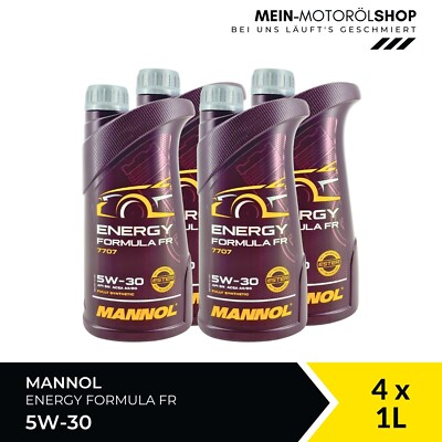 Mannol Energy Formula FR 5W-30 Ford Volvo MB 229.6 Fiat 4x1 Liter = 4 Liter