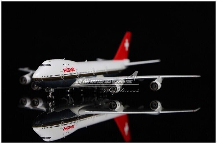 1:400 Phoenix Swissair BOEING 747-200 Passenger Airplane Diecast Aircraft Model