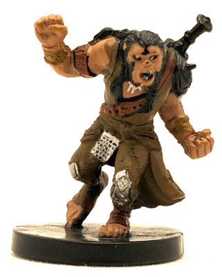 Longtooth Barbarian #19 (Half Orc) Aberrations  Dungeons & Dragons Miniature