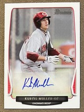 2013 Bowman Prospect Autograph #BPA-KM Kurtis Muller Cincinnati Reds Topps RC