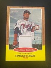 Francisco Liriano - 2011 Topps Heritage Clubhouse Collection Jersey Patch NM