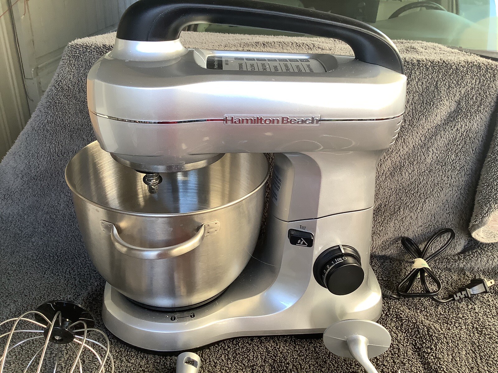 Hamilton Beach 7 Speed Stand Mixer, Silver (63392) eBay
