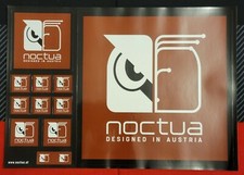 Noctua Promo Logo Decal Sticker Sheet Extreme...