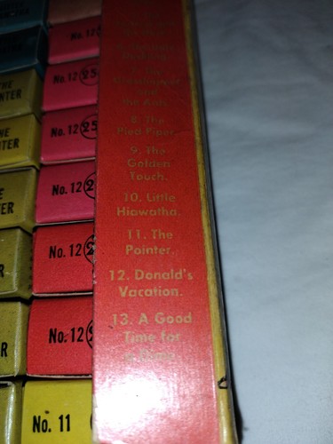 Rare 1940's Craftsmens Guild Walt Disney Film Strips Store Display Box Full - Picture 12 of 24
