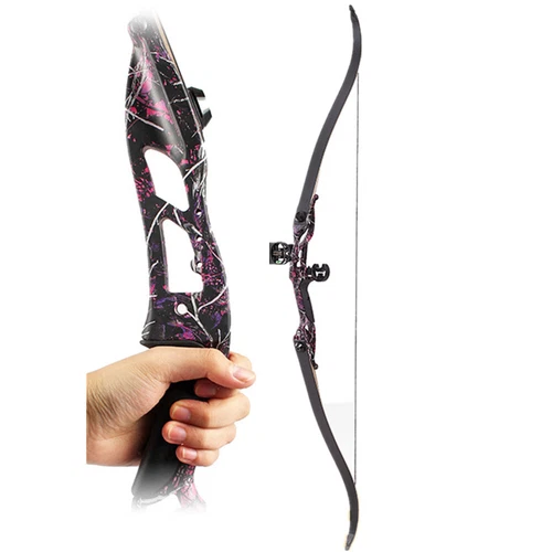 56" Takedown Recurve Bow Carbon Arrows Kit 30-50lbs Archery Target Hunting Shoot - Picture 14 of 28