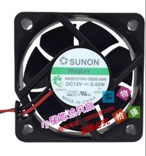 SUNON HA50151V4-10000-A99 DC12V 0.42W 5CM 2-Wire Silent Cooling Fan