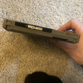 WWF WrestleMania NES 1988, completo di custodia rigida, pulito