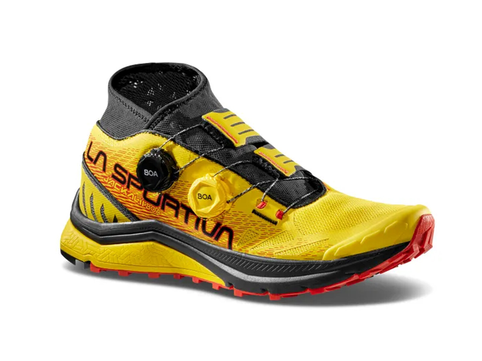 LA SPORTIVA SCARPE TRAIL TREKKING UOMO 56H100999 JACKAL II BOA YELLOW/BLACK