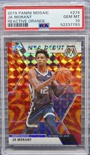 JA Morant [Reactive Orange] #274 Prices | 2019 Panini Mosaic