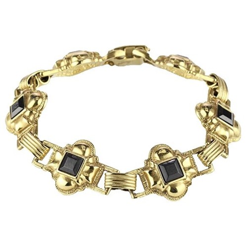 Vtg New Stock 1928 Hair Jewelry Gold Tone Swirl Long  display picture 3