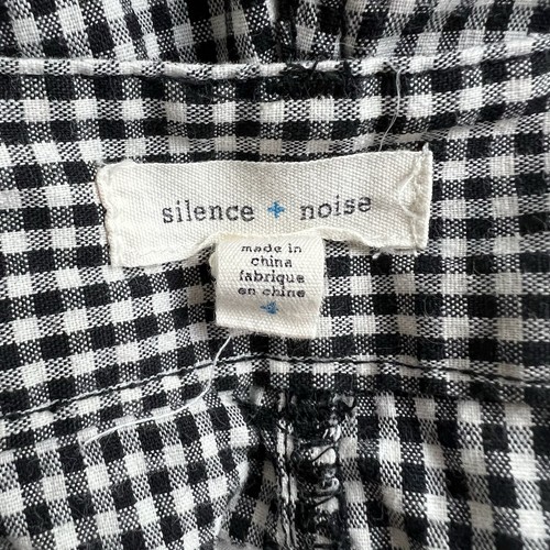 Pantalones Cónicos Urban Outfitters Silence Noise Gingham Negros a Cuadros Talla 4 - Imagen 8 de 13