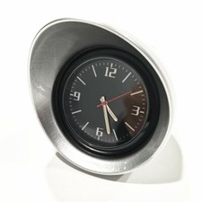 Car Dashboard Clock Pointer Time Gauge Console Luminous Silver Shell Interior