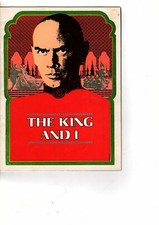 The King and I Souvenir Program Book  1970's Yul Brenner constance towers (Anna)
