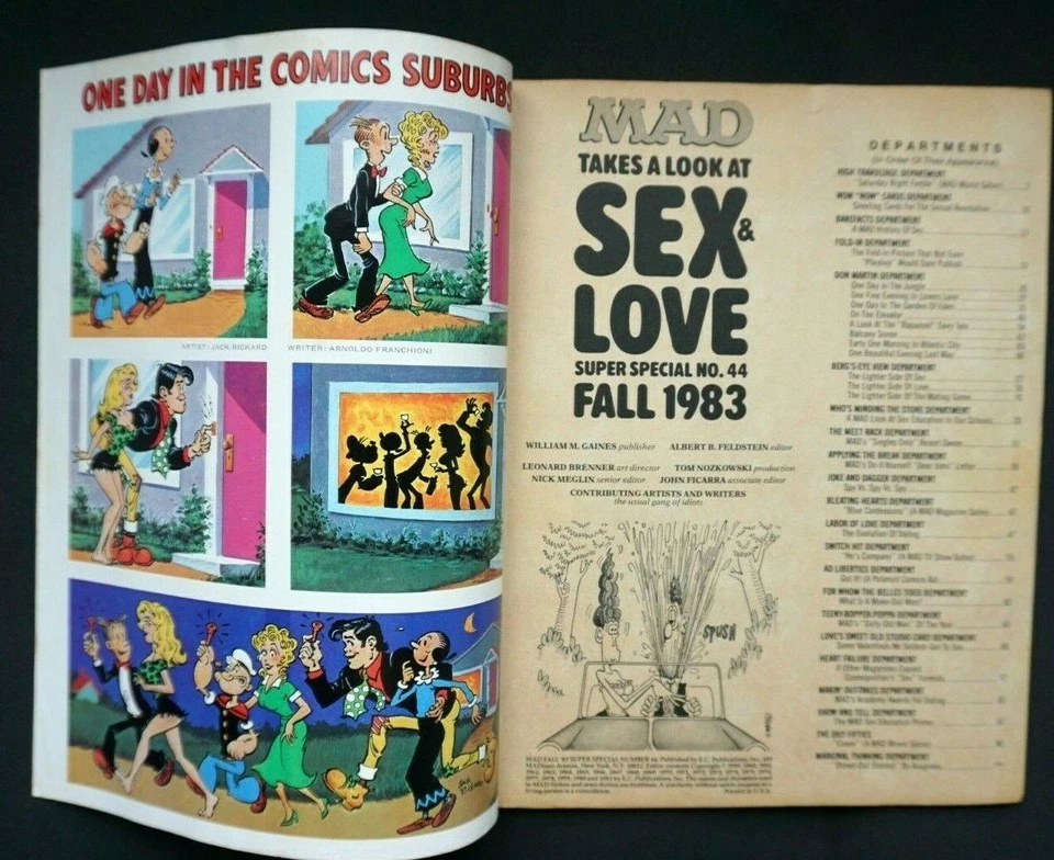 Mad Magazine : Mad Super Special - Fall 1983 - Alfred E Neuman - Vintage - RARE - Image 2 of 4