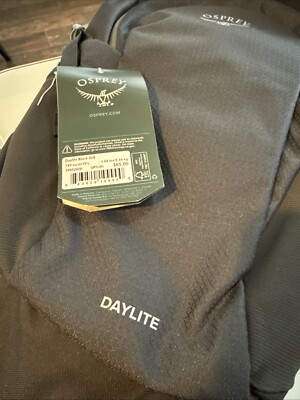 BRAND NEW WITH TAGS - Osprey Daylite O/S Black 13L Backpack Hiking Bag