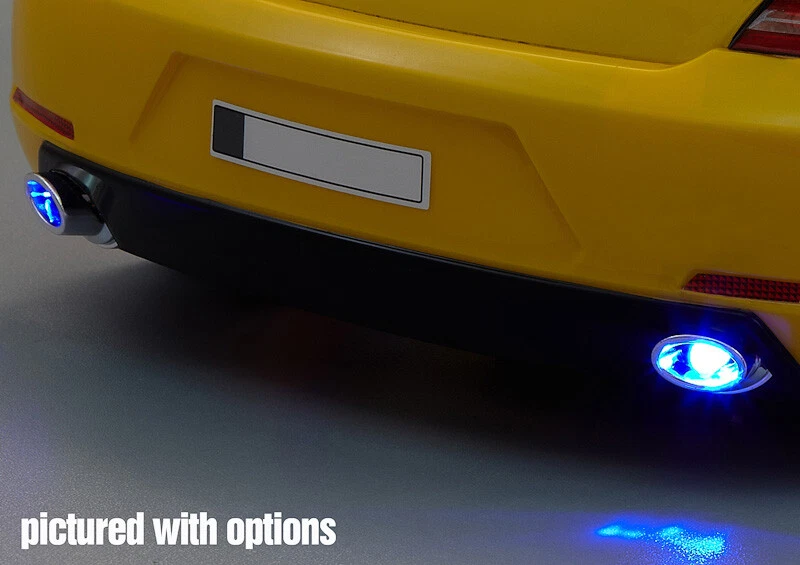 KILLERBODY AUSPUFF SET "SINGLE" OVAL 1:10 IN CHROM FÜR ON ROAD DRIFT # KB48282 - Bild 4 von 4