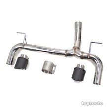 Rev9 Muffler Delete Axle Back Exhaust *Carbon Tip* for BMW 335i F30 435i F32