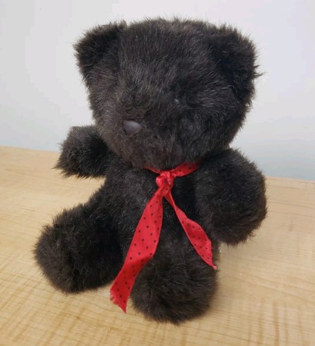 Peluche orsacchiotto vintage Commonwealth of Pennsylvania marrone scuro cerchio oro negozi - Foto 2 di 13