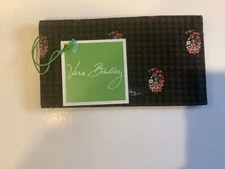 NWT~ Vera Bradley Houndstooth Brown Check Book Cover