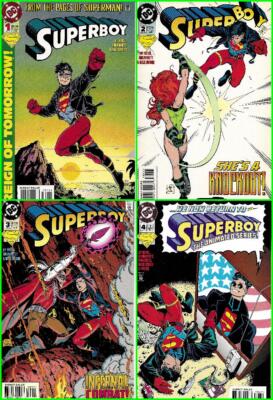 °SUPERBOY Vol.3 #1 2 3 4 REIGN OF TOMORROW° USA DC 1994  Auswahl