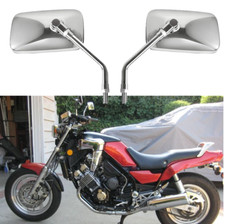 Chrome Motorcycle Side Mirrors M10 For Yamaha Fzx 700 Fazer Vmx 1200 V-max Chrome Motorcycle Side Mirrors M10 For Yamaha Fzx 700 Fazer Vmx 1200 V-max