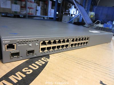 Avaya C363T 24 Port Ethernet Converged Stackable Switch 700397292