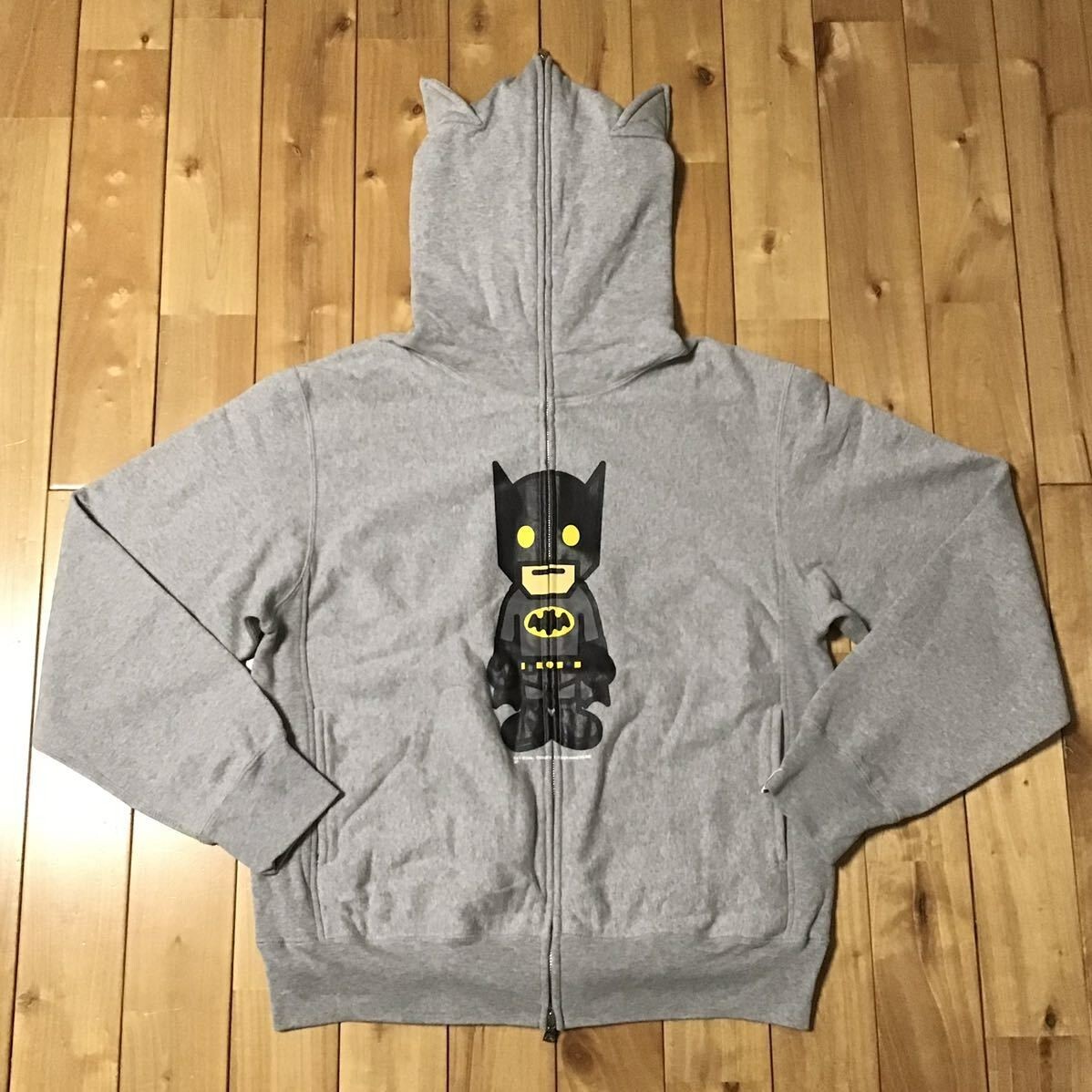 BAPE × DC Comics Batman full zip hoodie a bathing ape NIGO