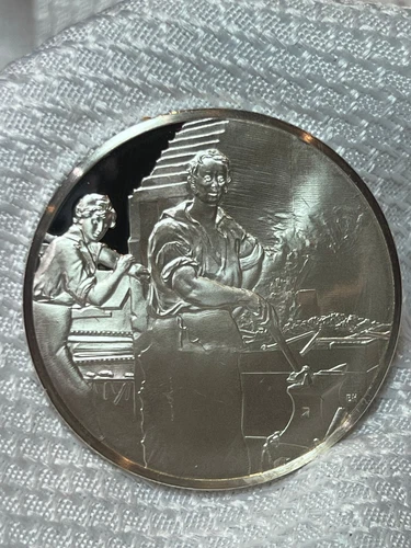 1981 FM Sterling Silver 31.19 Grams Proof Pat Lyon At The Forge John Neagle