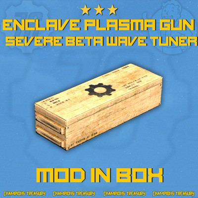 FALLOUT 76 PC ENCLAVE PLASMA GUN SEVERE BETA WAVE TUNER MOD