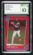 2021 Panini Donruss Rated Rookies Holo Pink Bobby Dalbec CSG 9.5 Gem Mint 15t4