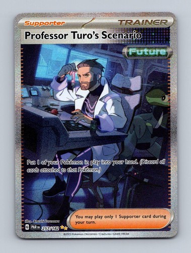 Professor Turo's Scenario 257/182 Paradox Rift Pokemon Holo NM